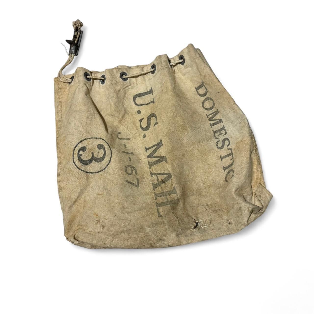 Vintage Vintage 1940s era Domestic U.S. Mail Package Bag Size ONE SIZE - 1 Thumbnail