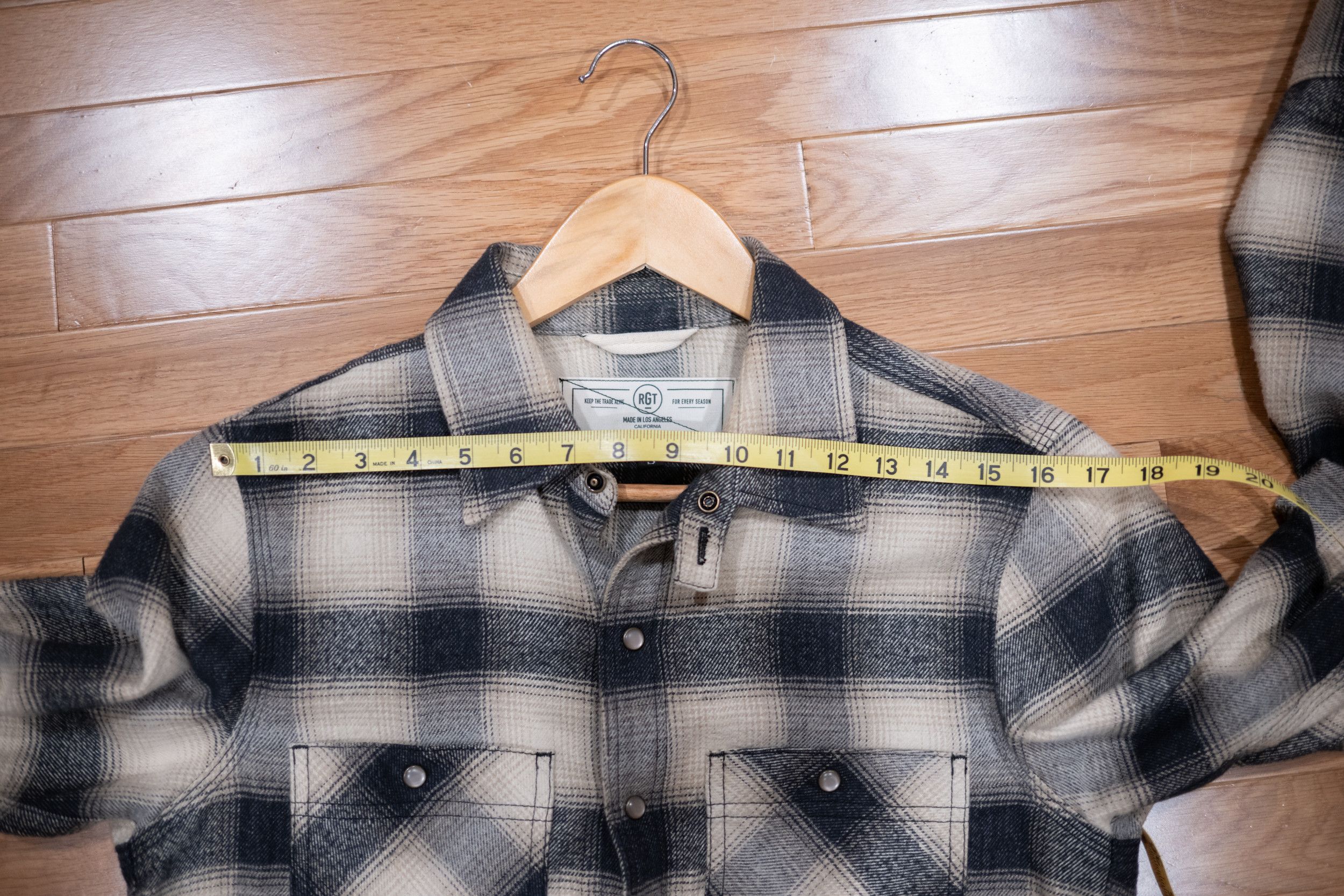 Rogue Territory BM Shirt Natural Brushed Plaid Flannel Size US S / EU 44-46 / 1 - 6 Thumbnail