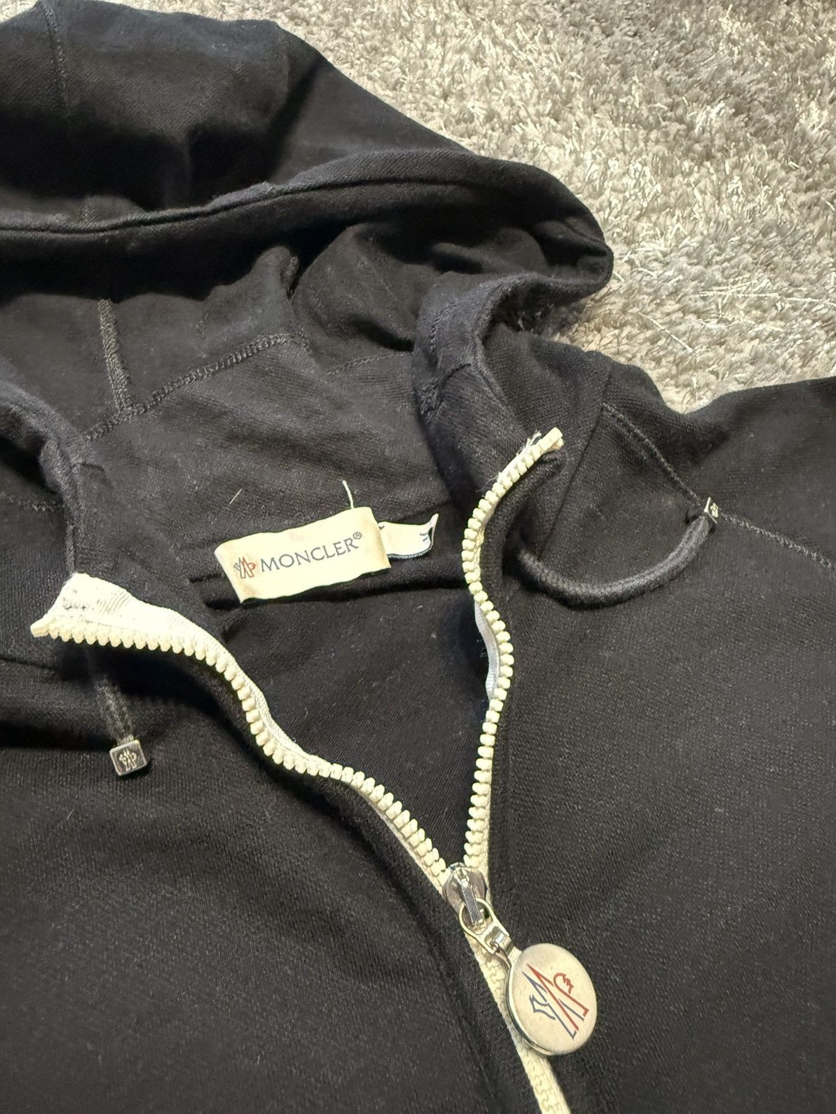 Moncler Moncler Big Logo Maglia Cardigan Zip Hoodie / Sweater Size M / US 6-8 / IT 42-44 - 3 Thumbnail