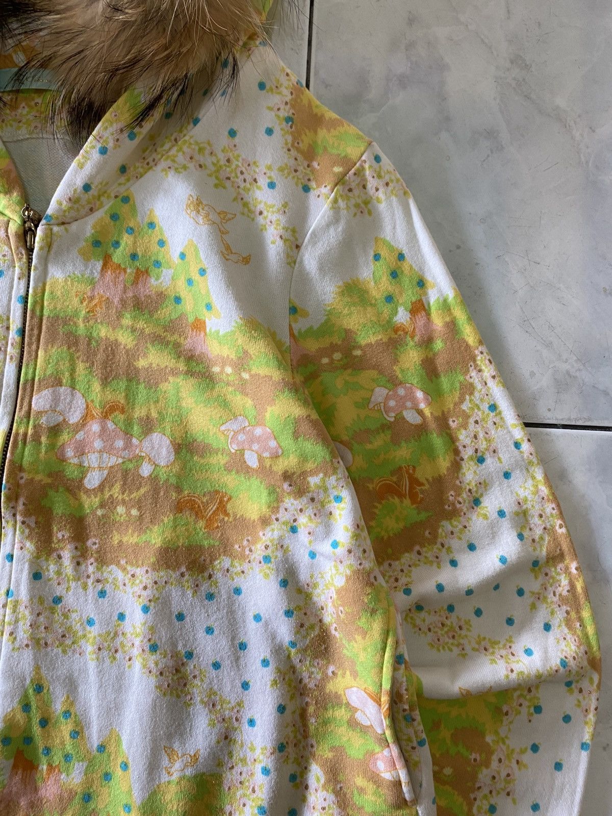 Japanese Brand FUR Cherir La Femme Japan Fairy Zip Hoodie Forest Mushroom Size M / US 6-8 / IT 42-44 - 5 Thumbnail