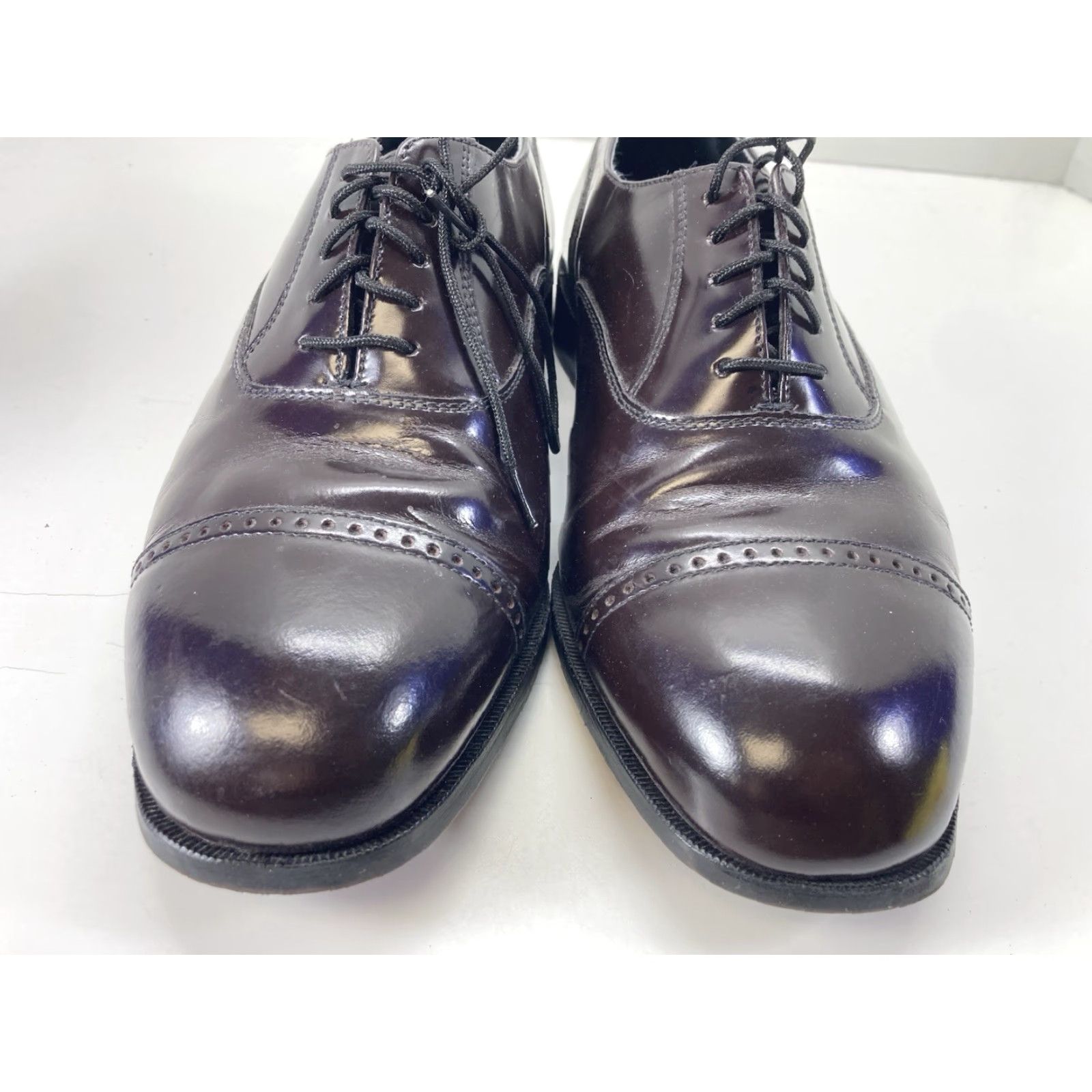 Florsheim Florsheim Lexington Cap Toe Oxford Shoes Men 10.5 EEE Burgundy Leather 17067-05 Size ONE SIZE - 3 Thumbnail