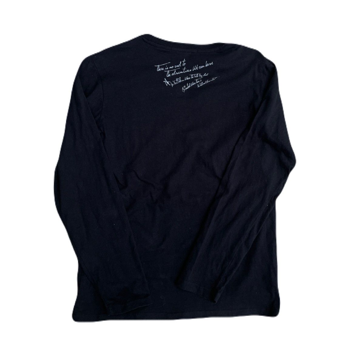 If Six Was Nine 2000s Japanese archive Vkei Poem Long Sleeve Tee Gyaruo Size US S / EU 44-46 / 1 - 4 Thumbnail