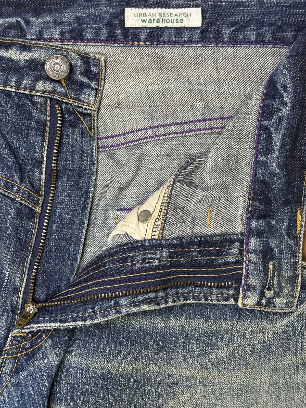 Japanese Brand Vintage Japanese Brand Mud Wash Distressed Jeans Size US 32 / EU 48 - 9 Thumbnail
