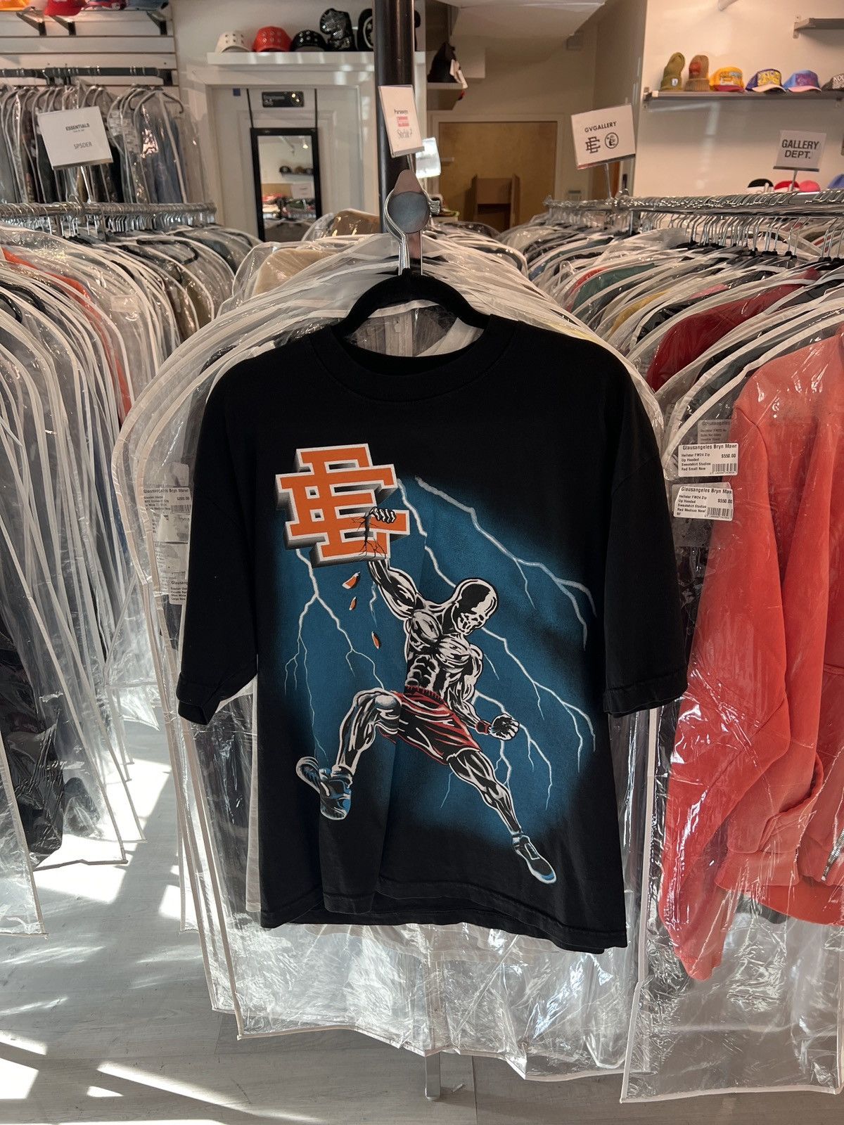 Eric Emanuel × Warren Lotas Eric Emanuel x Warren Lotas Slam Dunk Shirt Black Size US L / EU 52-54 / 3 - 1 Thumbnail