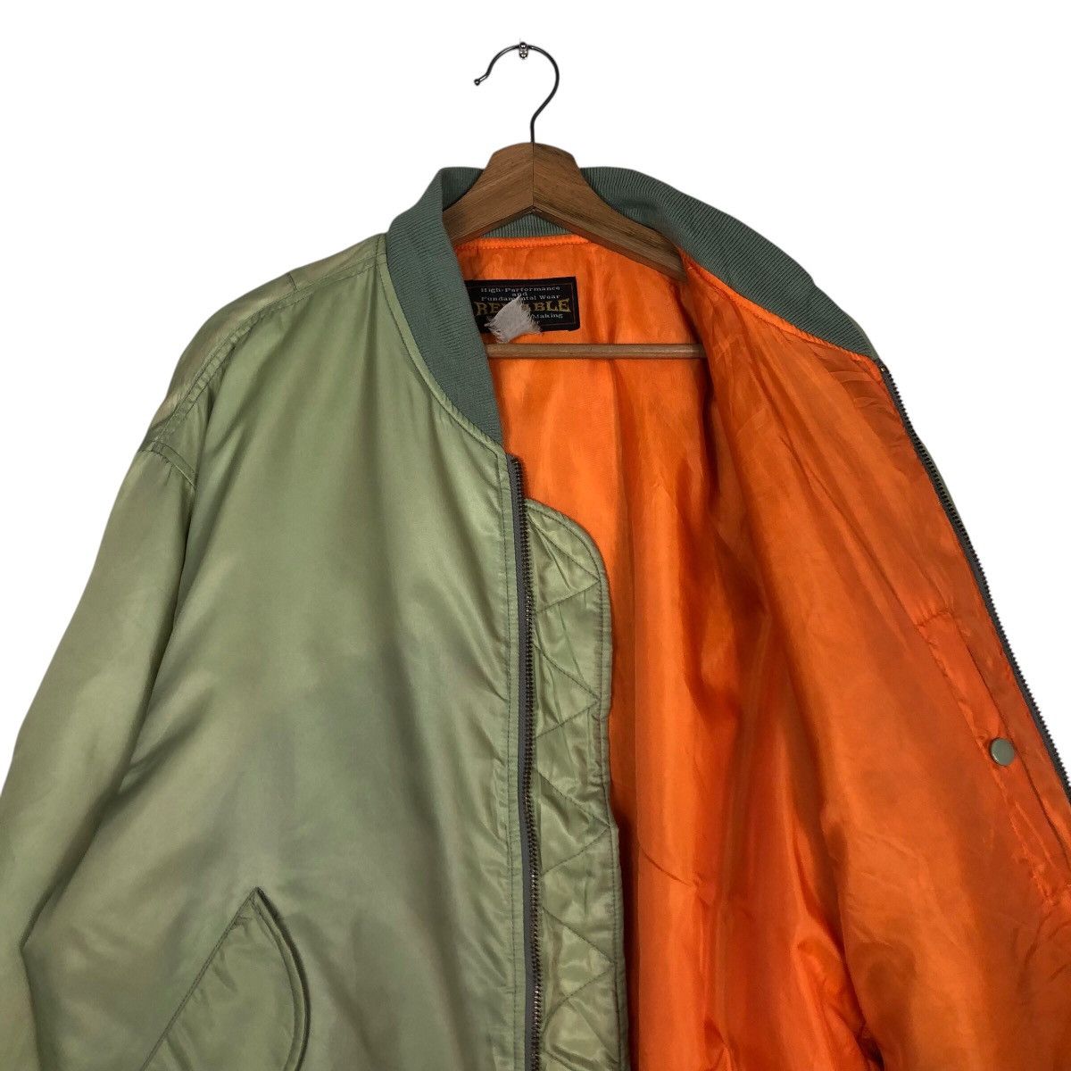 Japanese Brand 📌Vintage Fly Bomber Jacket Reliable Military Collection Size US M / EU 48-50 / 2 - 13 Thumbnail