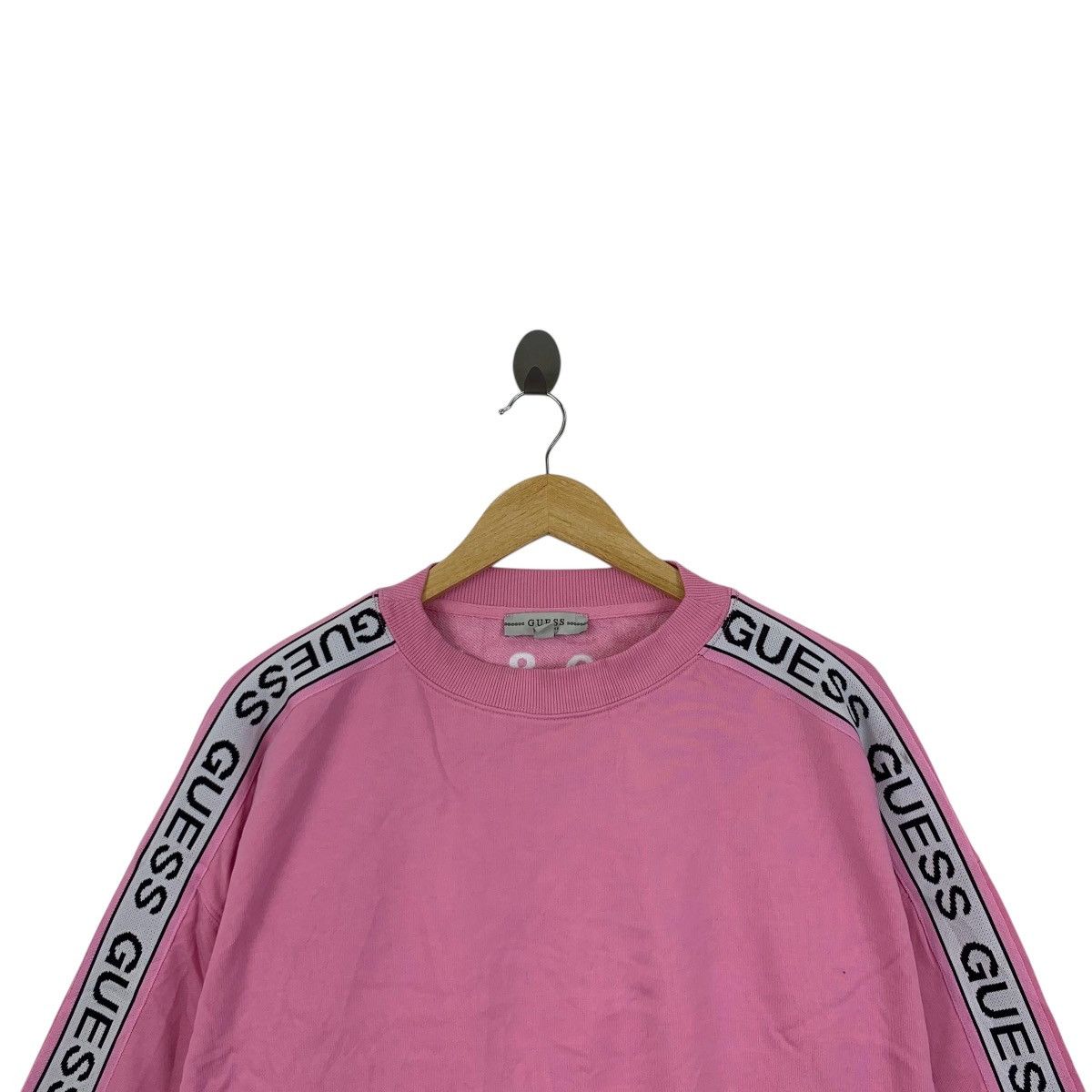 Guess GUESS 1981 Side Tape Pink Crop Top Size S / US 4 / IT 40 - 2 Thumbnail
