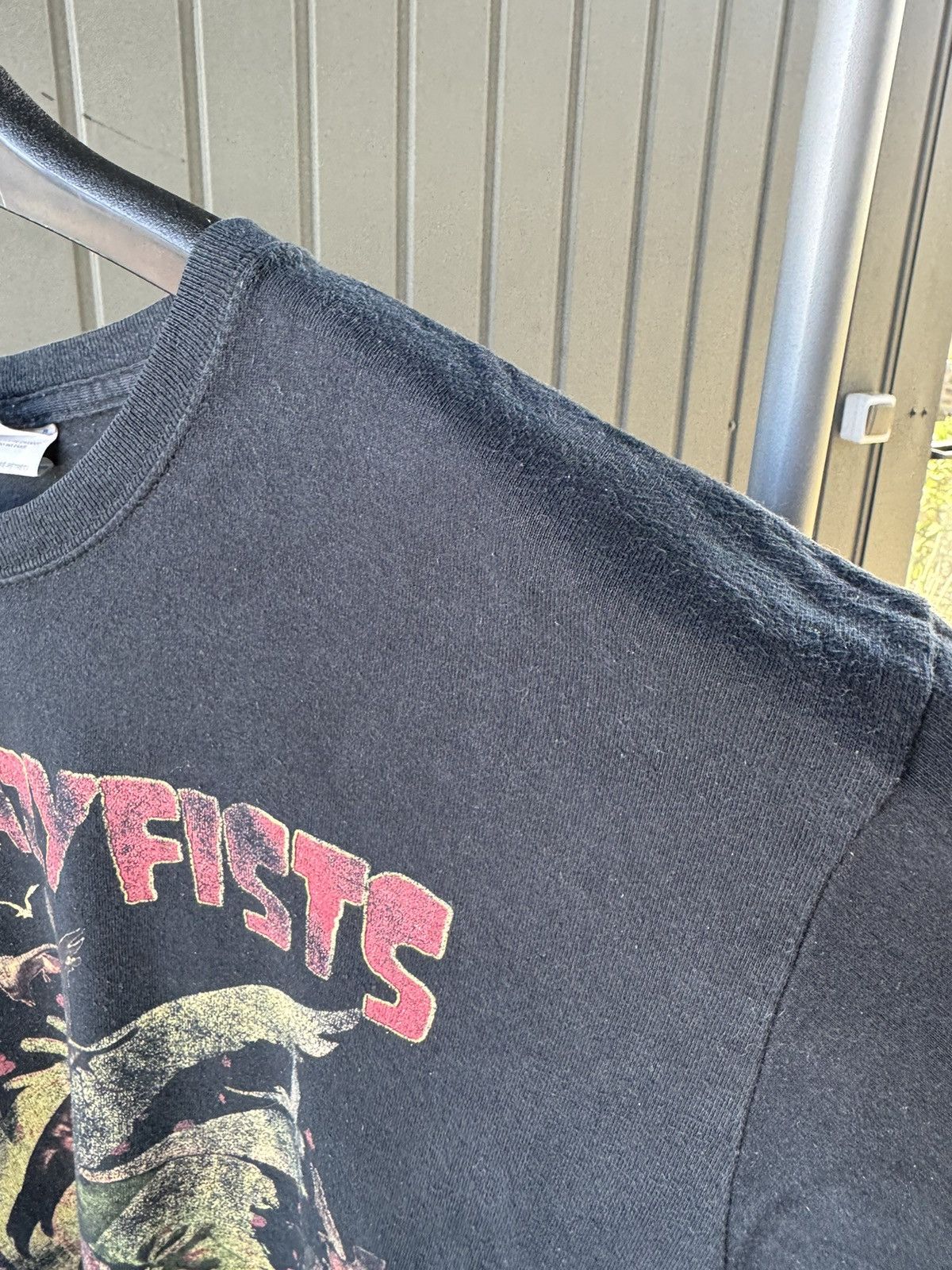 Band Tees × Vintage Crazy Fists 36 We GaveIt Hell Vintage tee Size US L / EU 52-54 / 3 - 8 Thumbnail