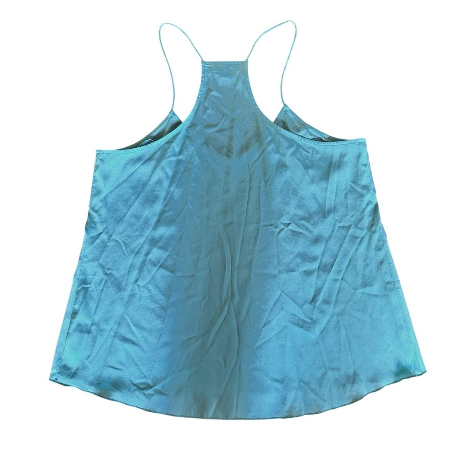 Johnny Was Johnny Was Etta Silk Cami Tank – Robin’s Egg Blue – Size S Size S / US 4 / IT 40 - 7 Thumbnail