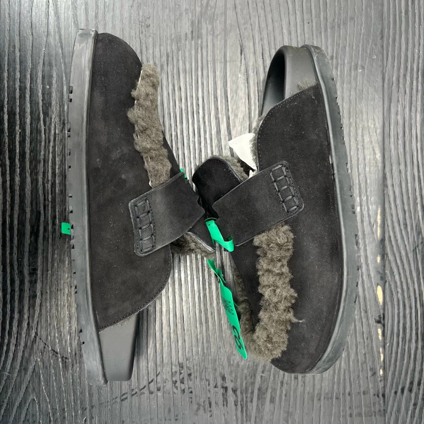 Hermes Hermès Toe Cap Suede Slides Black 37 Size US 6 / IT 36 - 2 Thumbnail