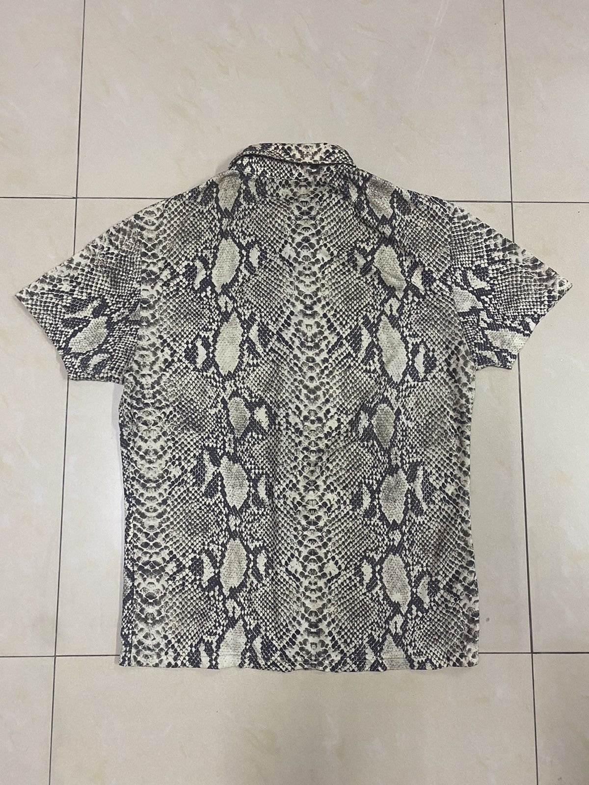 20471120 × 5351 POUR LES HOMMES × Beauty Beast Japanese Brand Snake Skin Strech Shirt Size US S / EU 44-46 / 1 - 2 Thumbnail