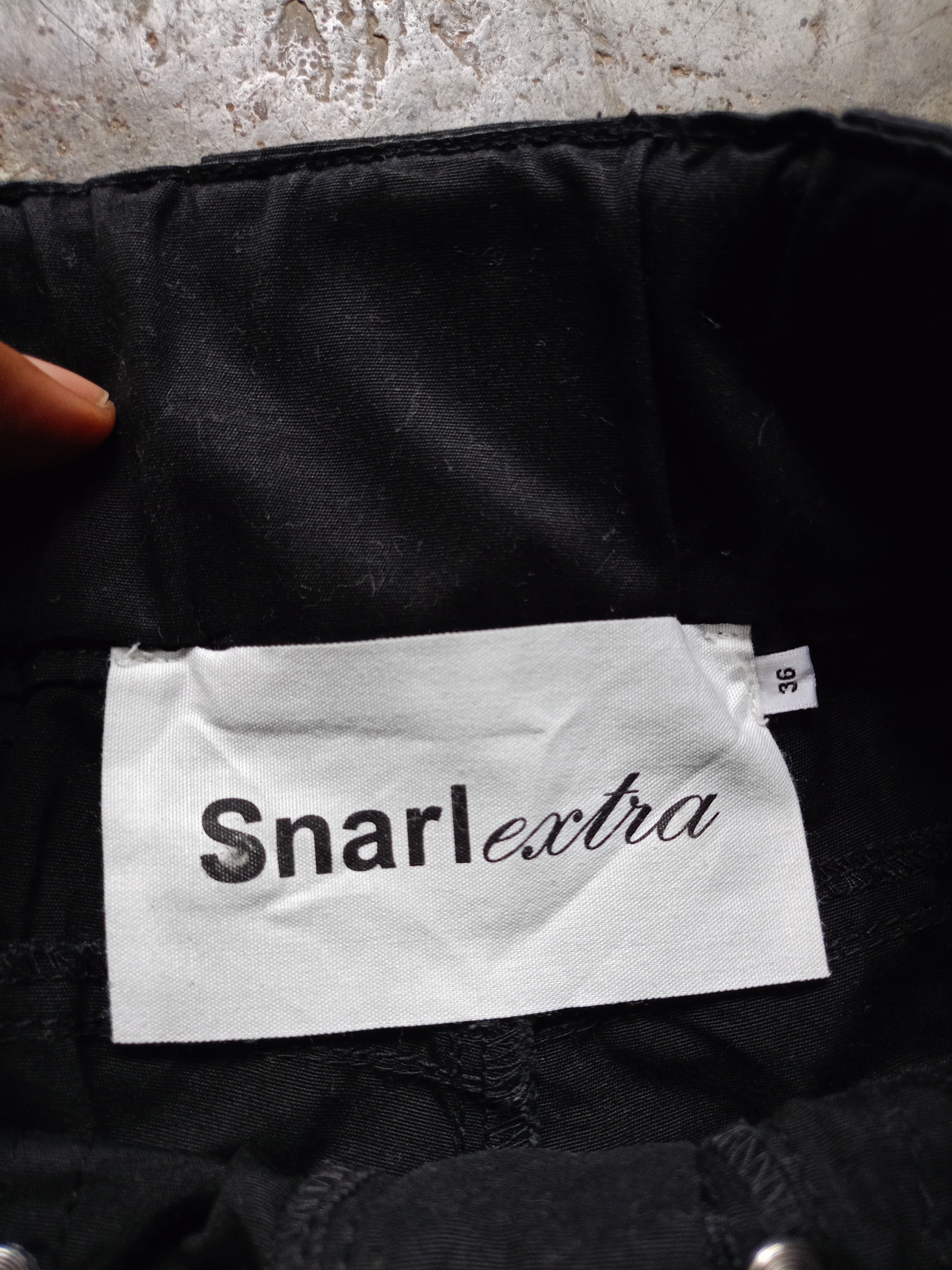 Japanese Brand Snarl extra Cargo Flared Pants Size 29" - 10 Thumbnail