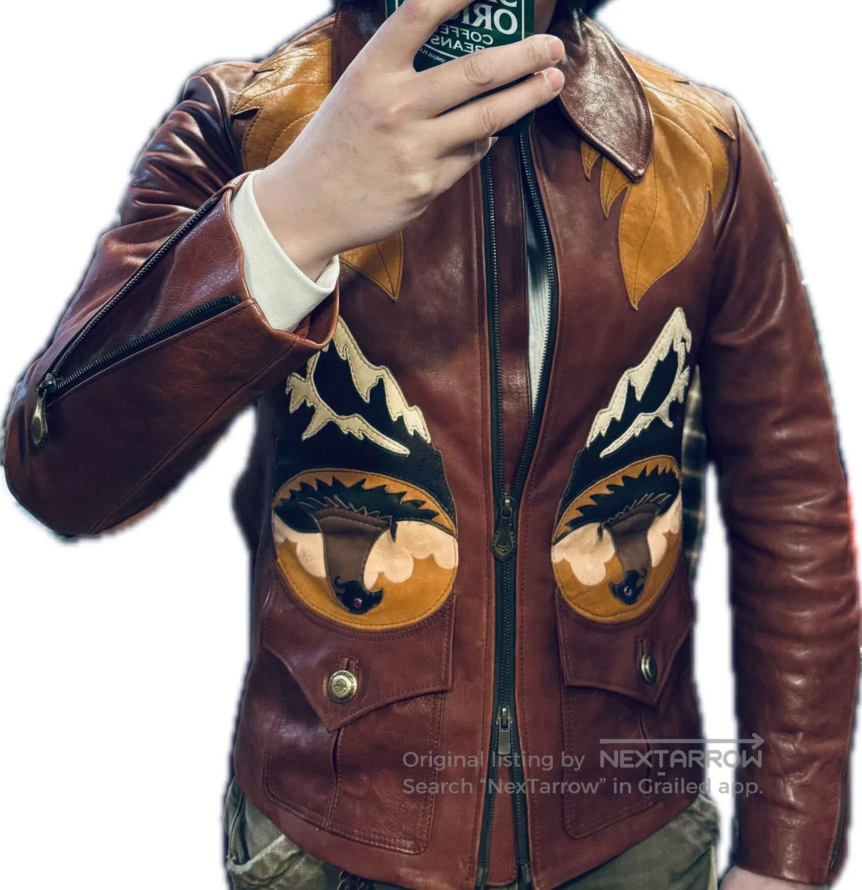 Obelisk Obelisk Hippie Rock Leather Jacket. Size US S / EU 44-46 / 1 - 7 Thumbnail