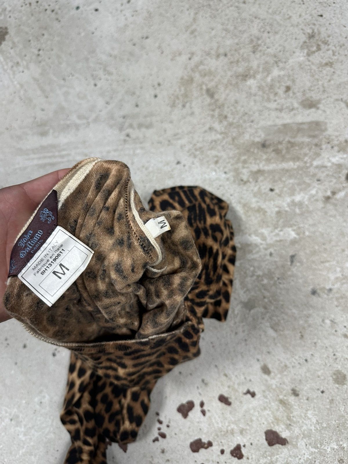 John Galliano Vintage 2000s John Galliano Leopard Print Cashmere Cardigan Size M / US 6-8 / IT 42-44 - 12 Thumbnail
