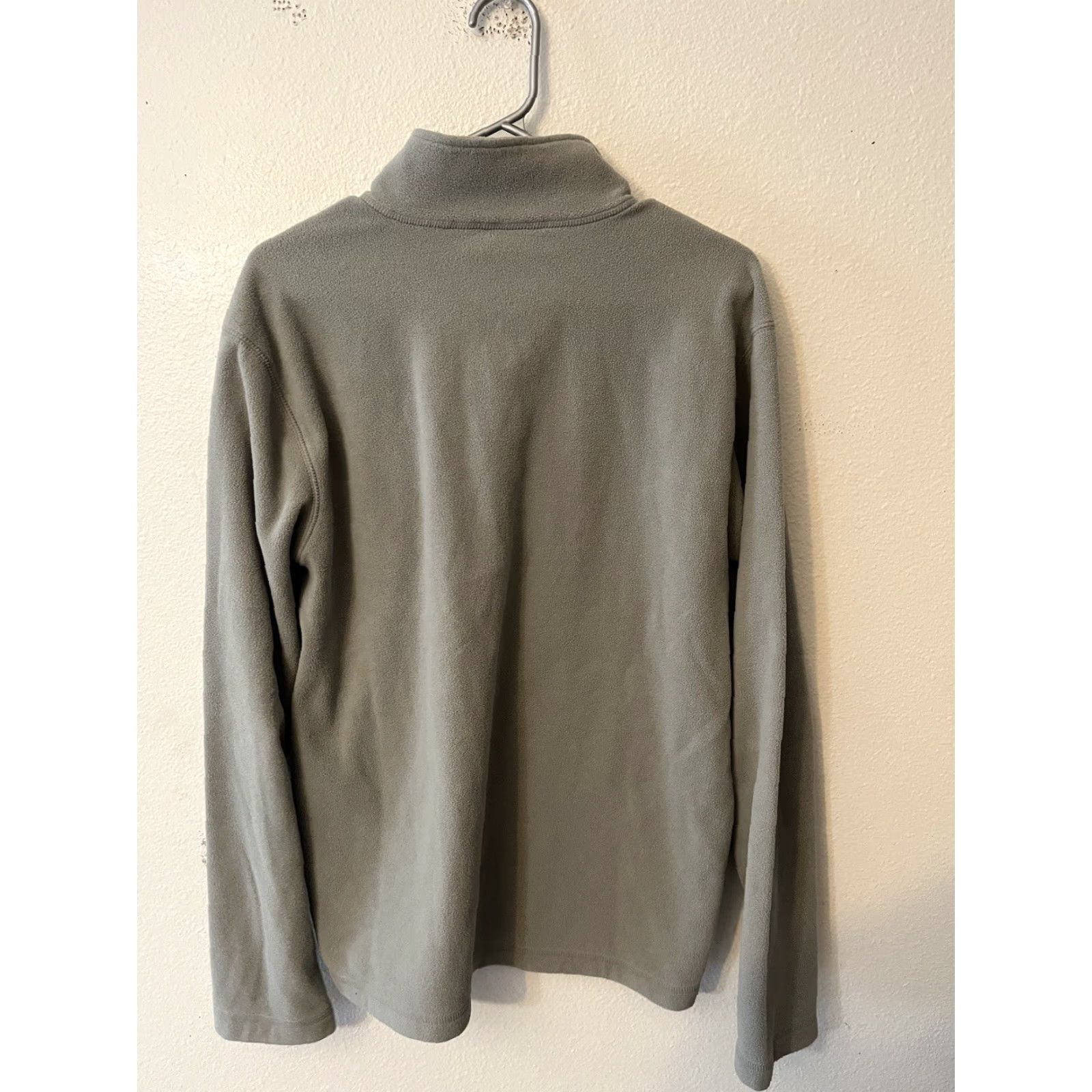 Eddie Bauer Eddie Bauer 1/4 Zip Pullover Fleece Sweater Medium Gray Size M / US 6-8 / IT 42-44 - 3 Thumbnail