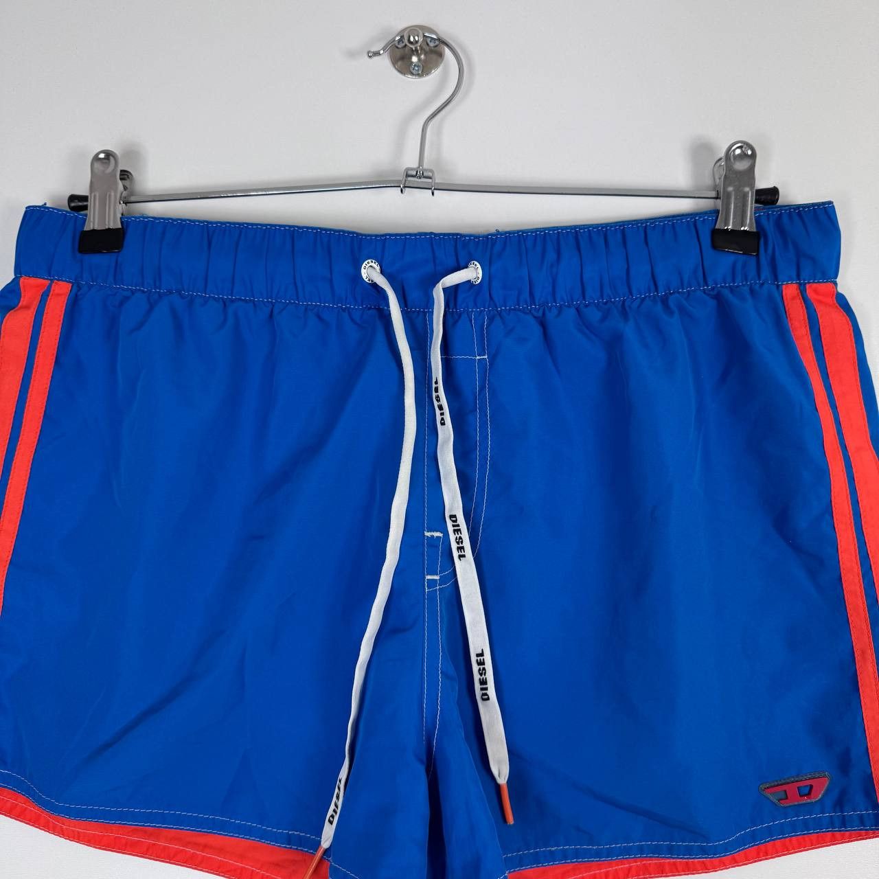 Diesel Diesel Swim Shorts Blue Red Logo Beach Swimwear Mens Size M Size US 30 / EU 46 - 5 Thumbnail