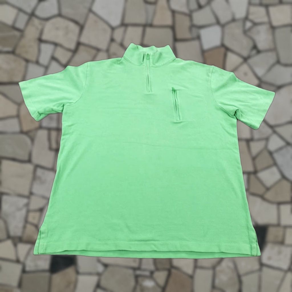 Polo Ralph Lauren VINTAGE Ralph Lauren Polo Shirt Mens Large Green 1/4 Zip Pullover Golf Activewear Size US L / EU 52-54 / 3 - 1 Thumbnail