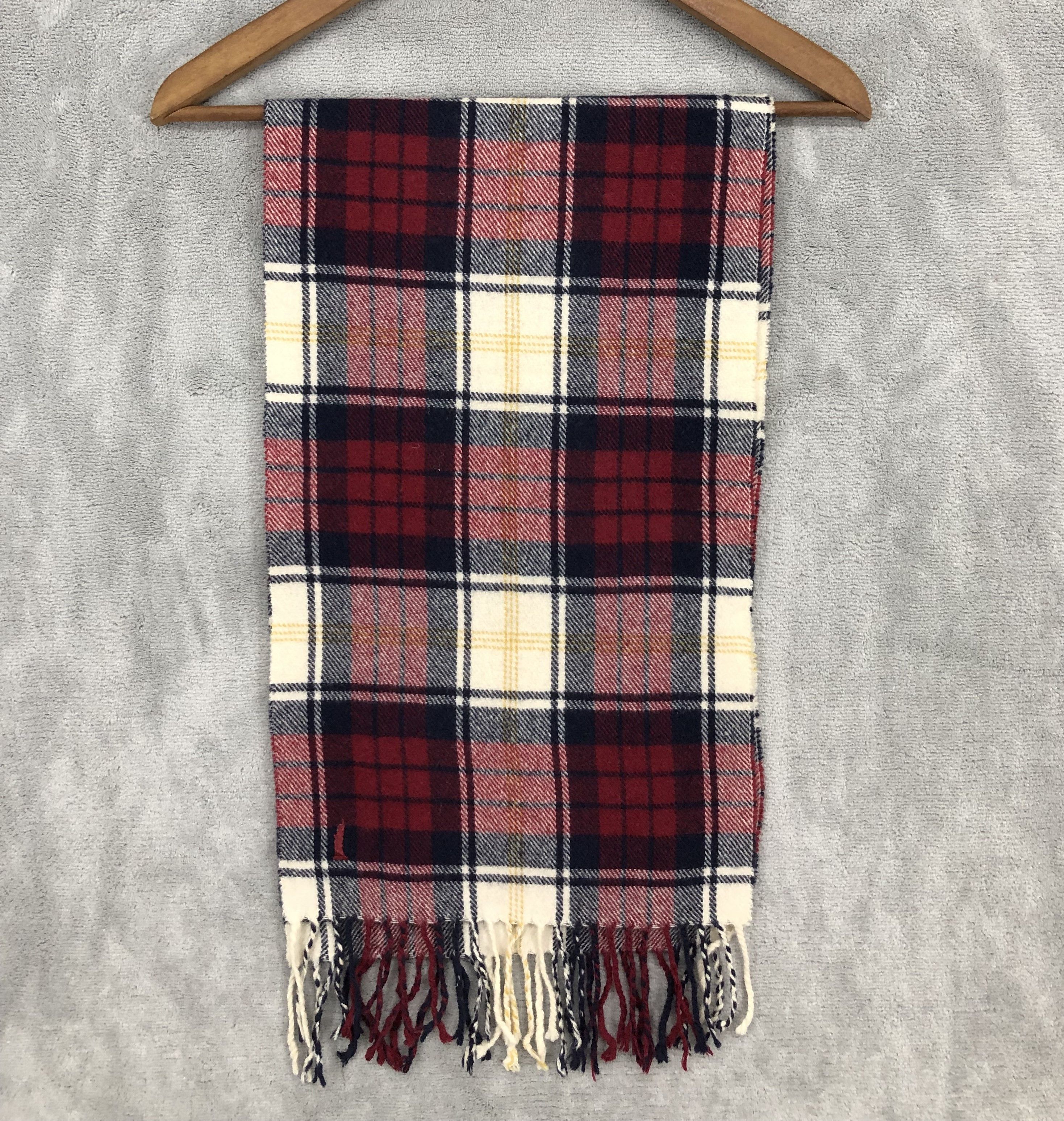 image of East Boy Checkered Multicolor Scarf Muffler, Men's