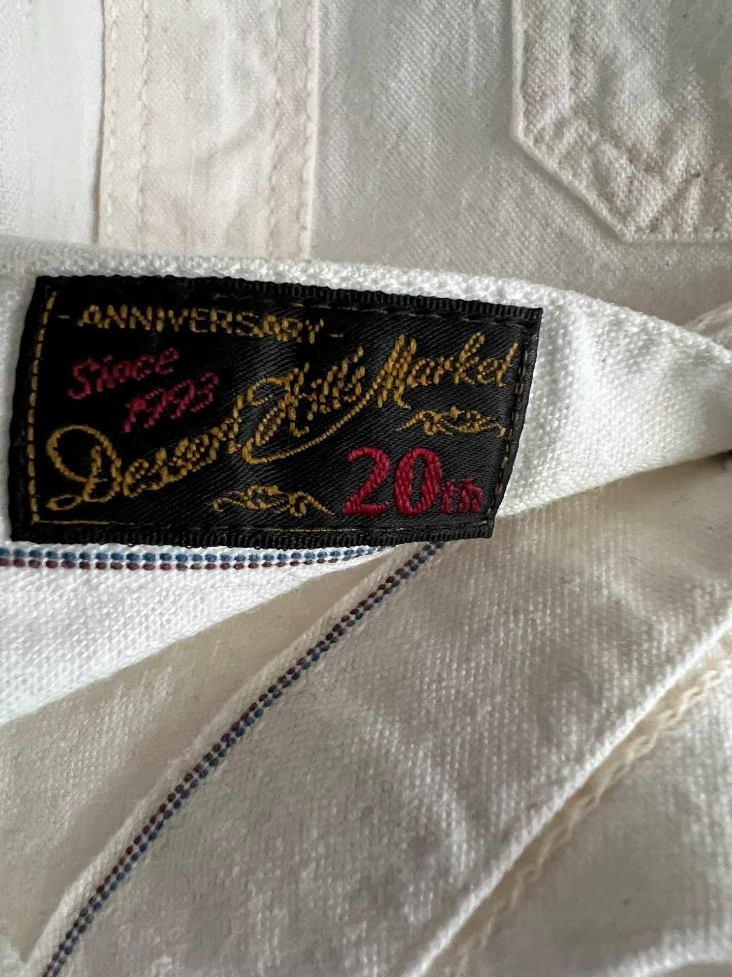 The Flat Head Flat Herd 20th Anniv White Work Shirt Size US M / EU 48-50 / 2 - 5 Thumbnail