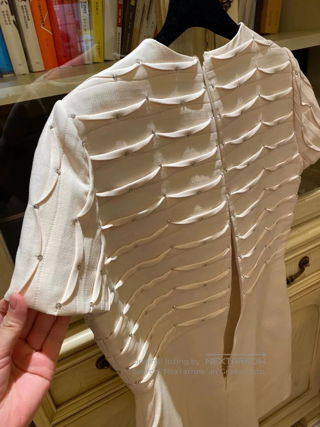 Valentino Valentino Beige Short Sleeve Dress. Size US XS / EU 42 / 0 - 5 Thumbnail