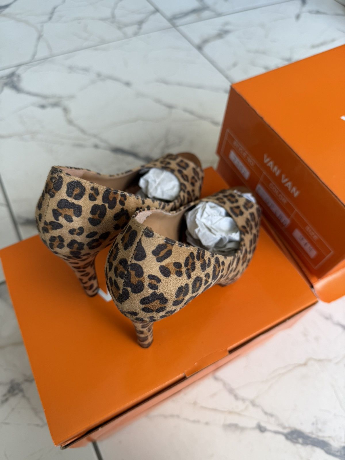 Other Comfortable Women Heels Casual Leopard Color Size US 6 / IT 36 - 4 Thumbnail