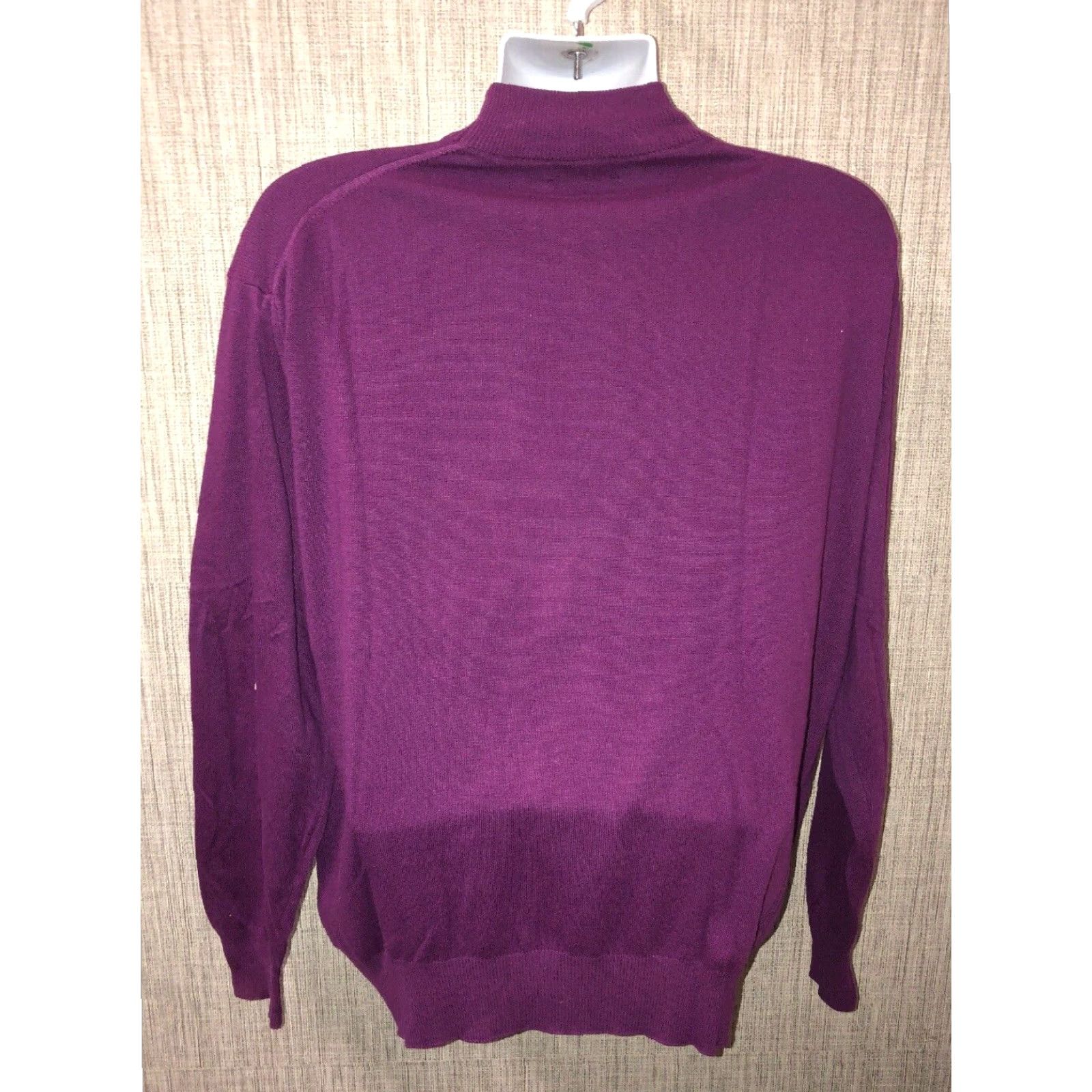 Vintage VINTAGE Mondo Di Marco Italian Made Purple Rayon Crewneck Sweater Adult Large Mens Size US L / EU 52-54 / 3 - 4 Thumbnail
