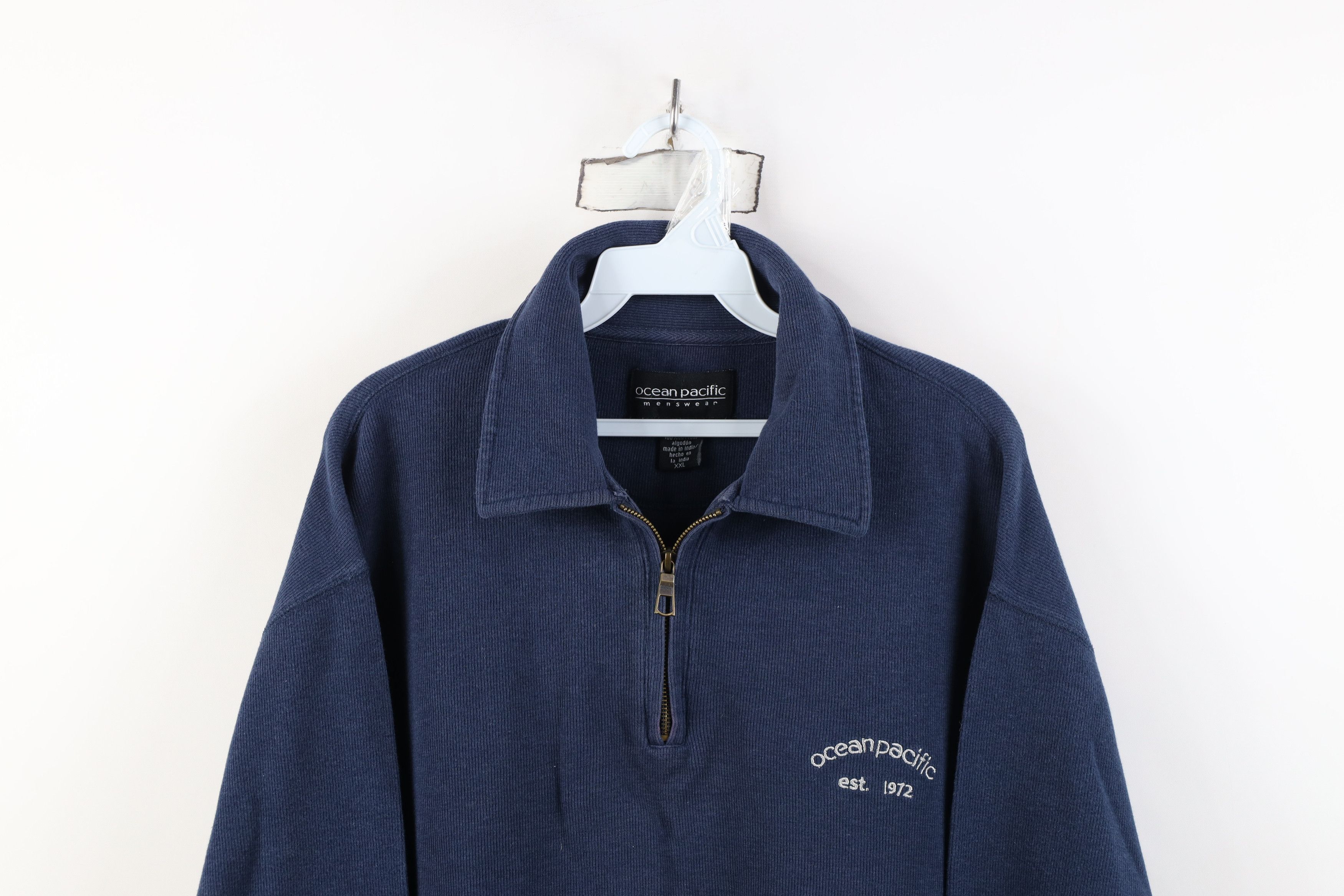 Ocean Pacific Vintage Y2K Ocean Pacific Surfing Knit Half Zip Sweater Size US XXL / EU 58 / 5 - 2 Thumbnail