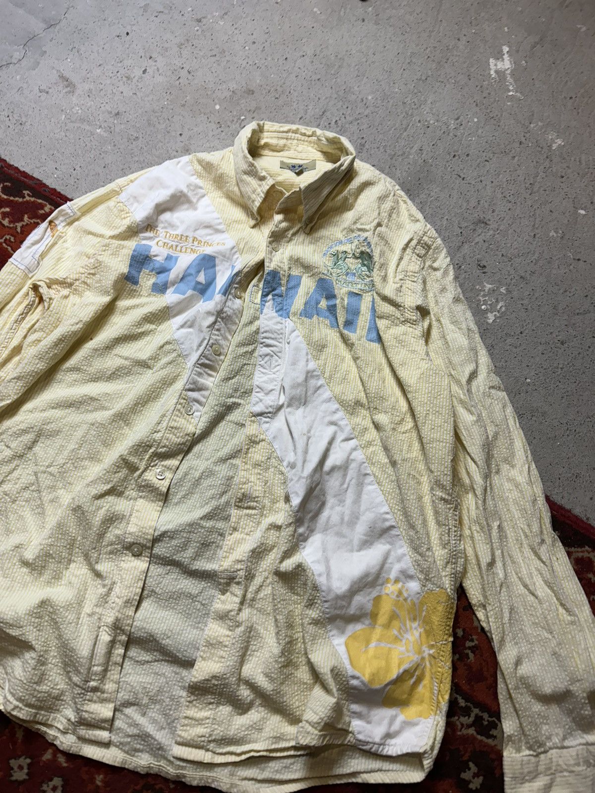 La Martina × Vintage Vintage Y2K La Martina Hawaii Beach Embroidered Logo shirt Size US L / EU 52-54 / 3 - 3 Thumbnail