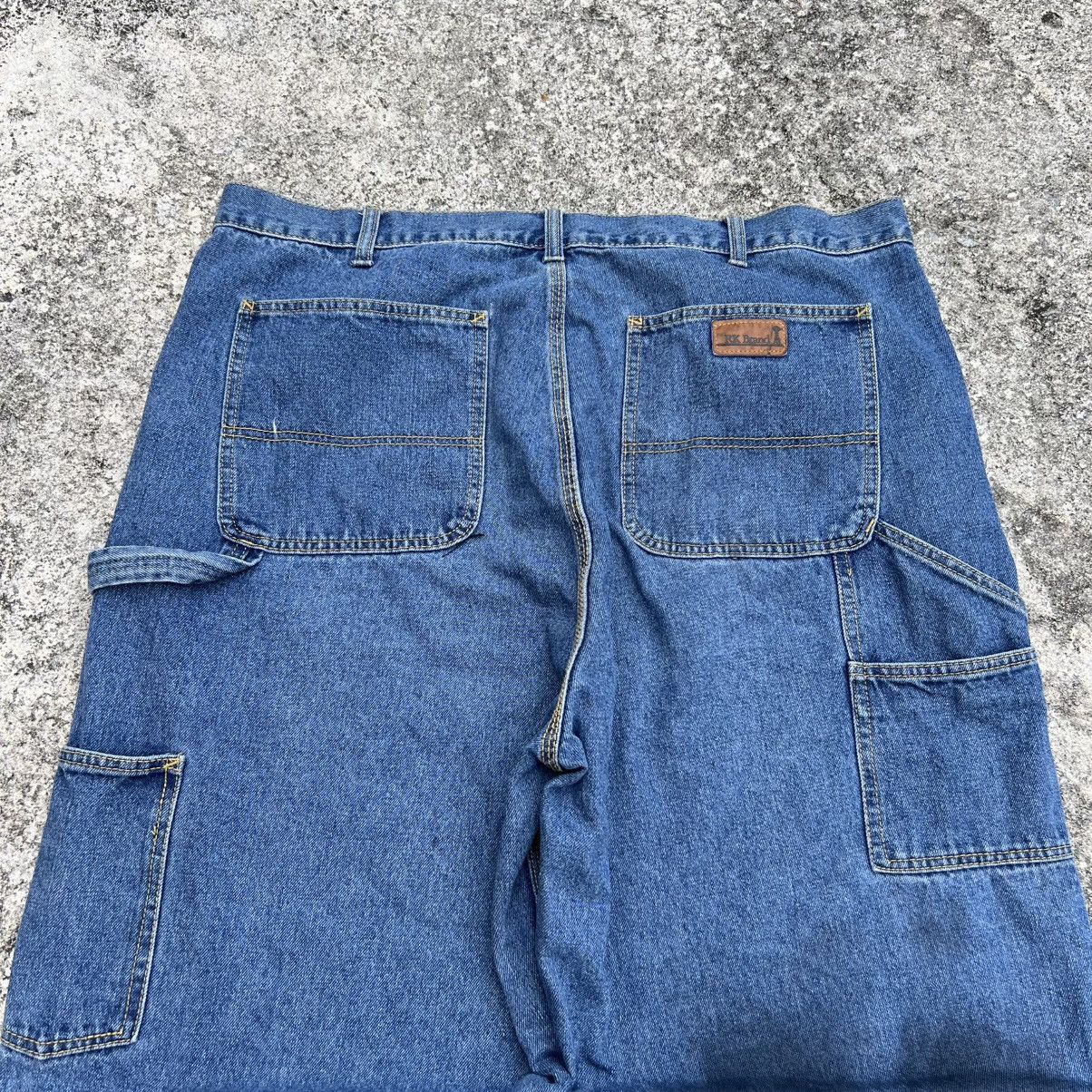 Japanese Brand “y2k style” PAINTED CARPENTER BAGGY JEANS Size US 41 - 11 Thumbnail
