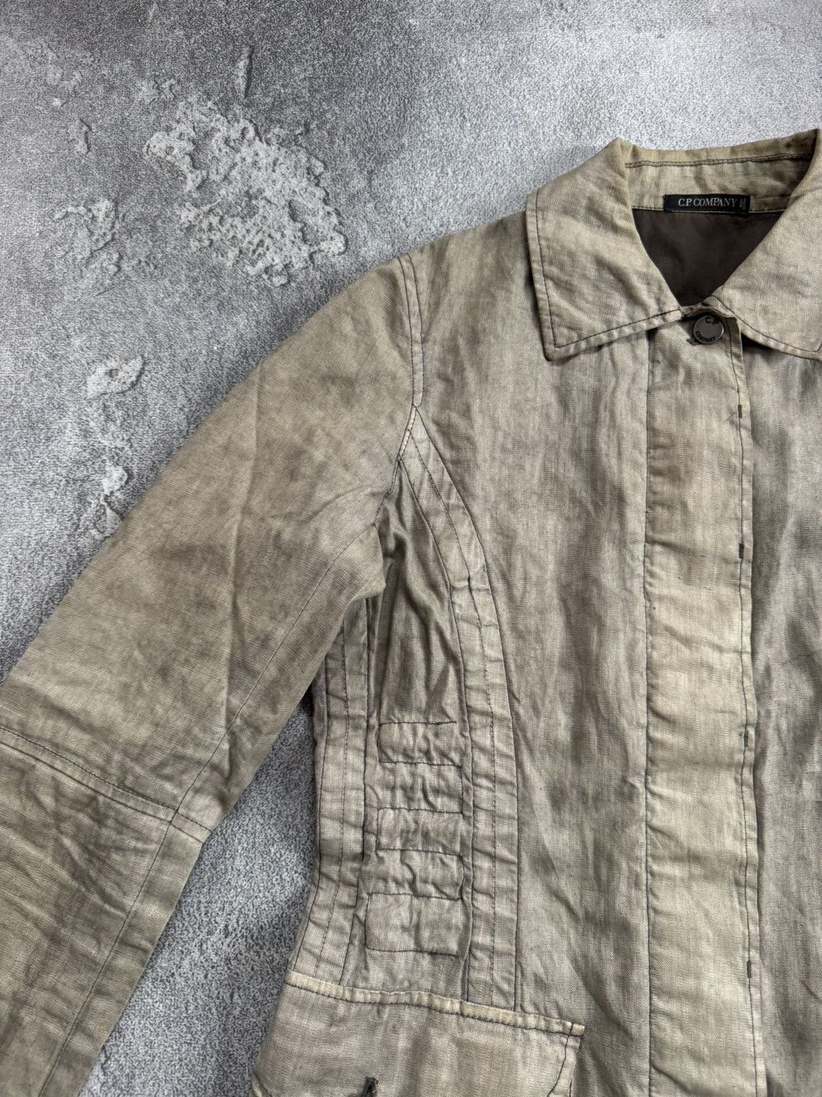 C.P. Company C.P. Company 40size SS04 vintage retro linen jacket coat Size S / US 4 / IT 40 - 11 Thumbnail