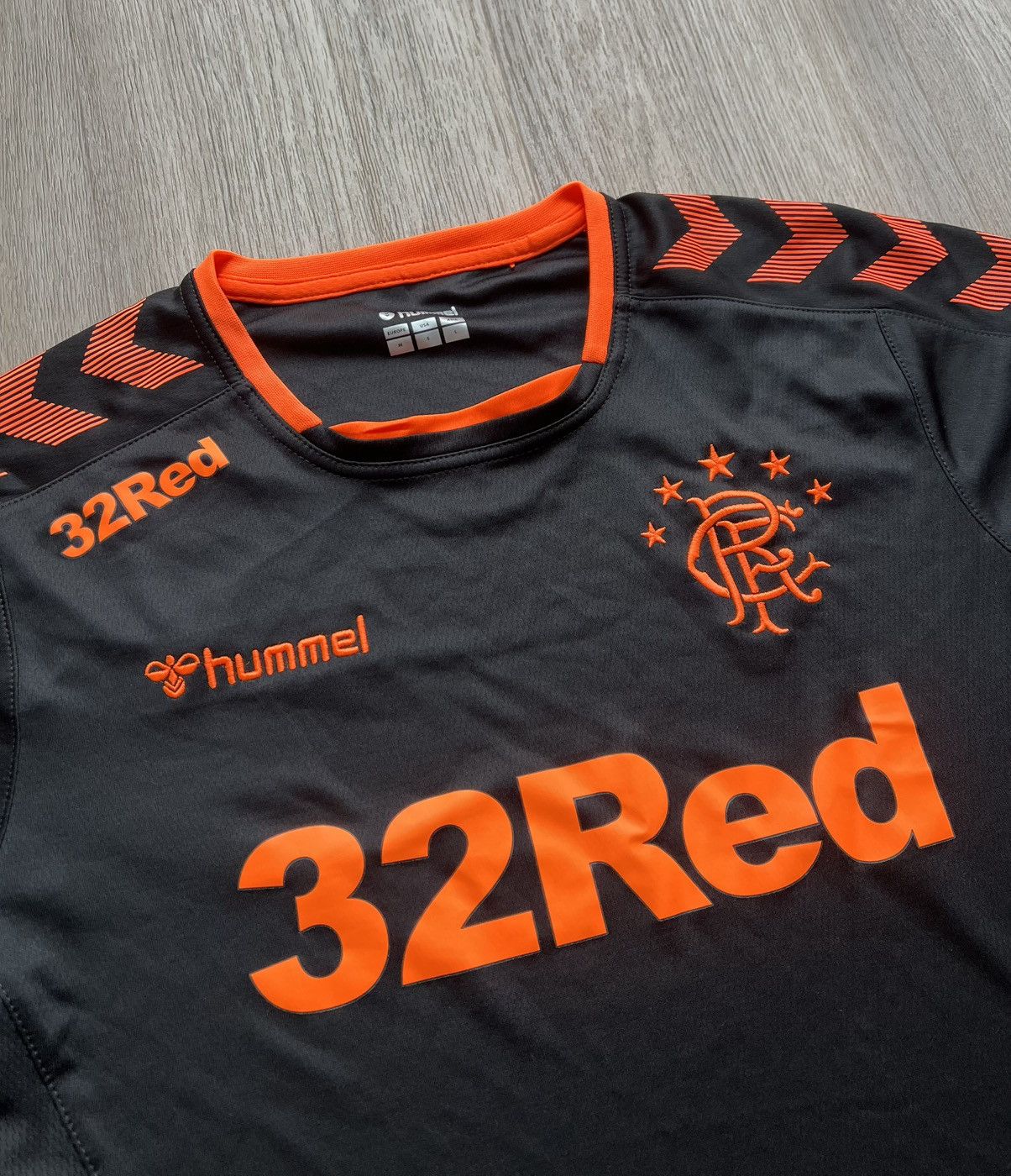 Hummel × Vintage Hummel Glasgow Rangers Football T-Shirt Soccer Jersey Size US S / EU 44-46 / 1 - 4 Thumbnail