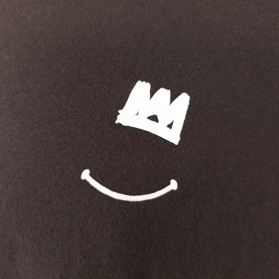 Vintage Black Men Smile T Shirt Mens Size Medium Black Love Long Sleeves Size US M / EU 48-50 / 2 - 3 Thumbnail