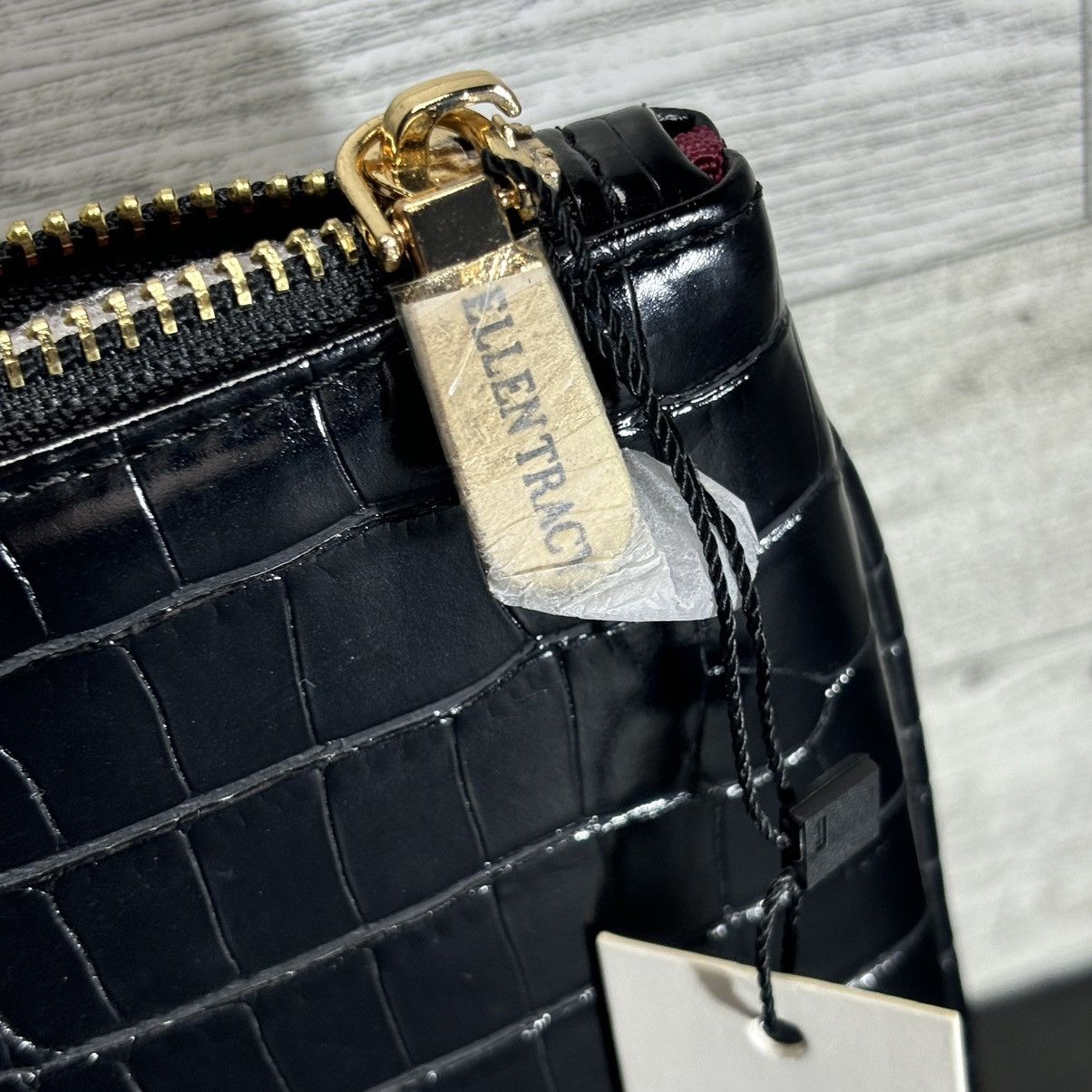 Ellen Tracy Ellen Tracey The Croco collection Wristlet NWT Size ONE SIZE - 13 Thumbnail