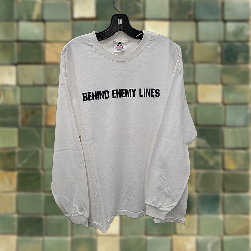 Vintage VINTAGE Behind Enemy Lines Movie Long Sleeve T Shirt White Adult Mens XL Y2K Size US XL / EU 56 / 4 - 1 Thumbnail