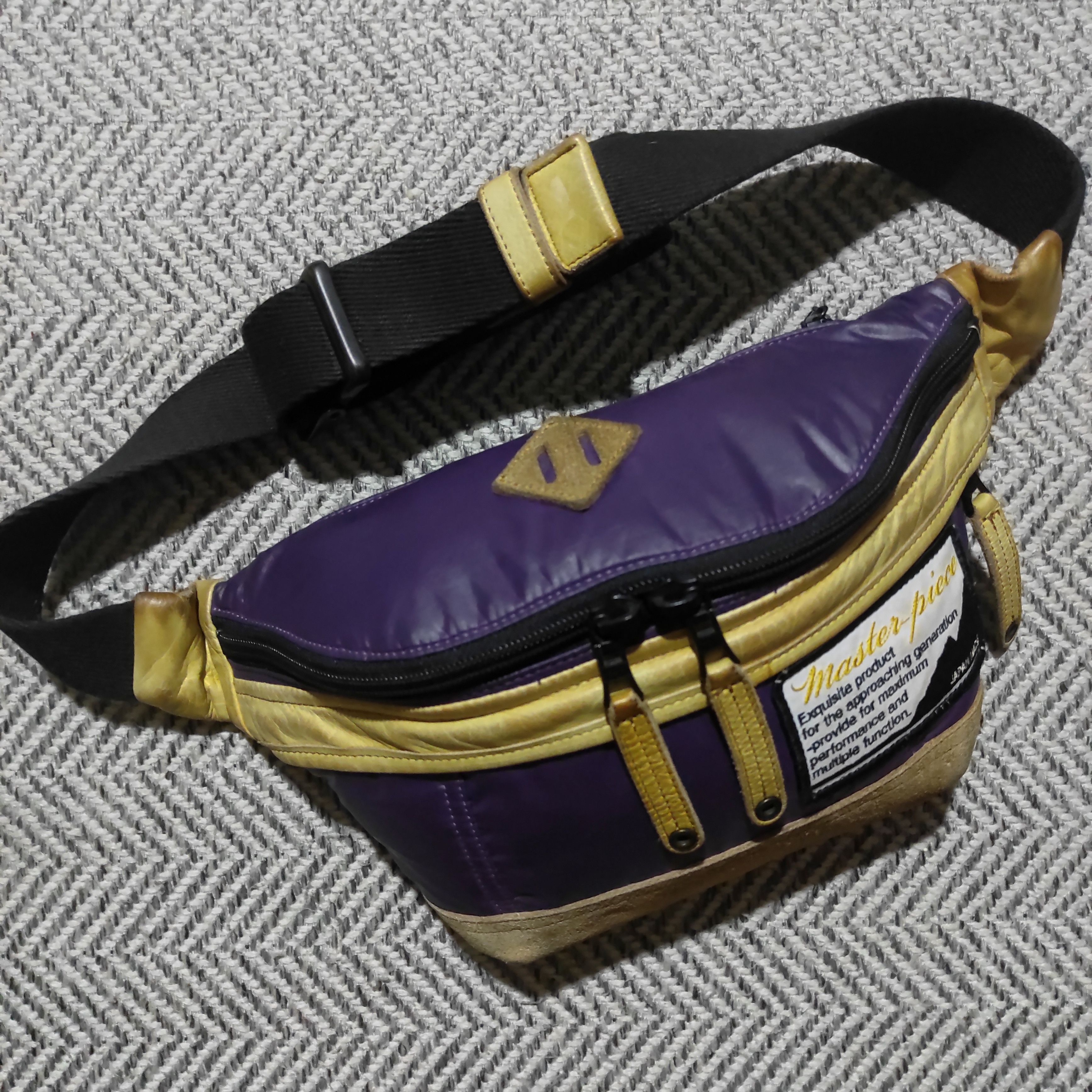 image of Masterpiece Master-Piece Japan Made In Japan Waist Crossbody Bag in Purple, Men's