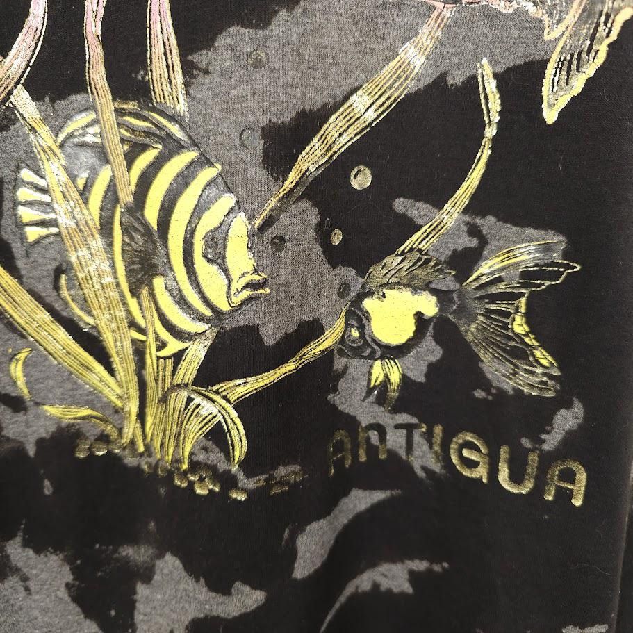 Vintage Vintage Antigua T Shirt Mens Size Medium Black 80s Tropical Size US M / EU 48-50 / 2 - 3 Thumbnail