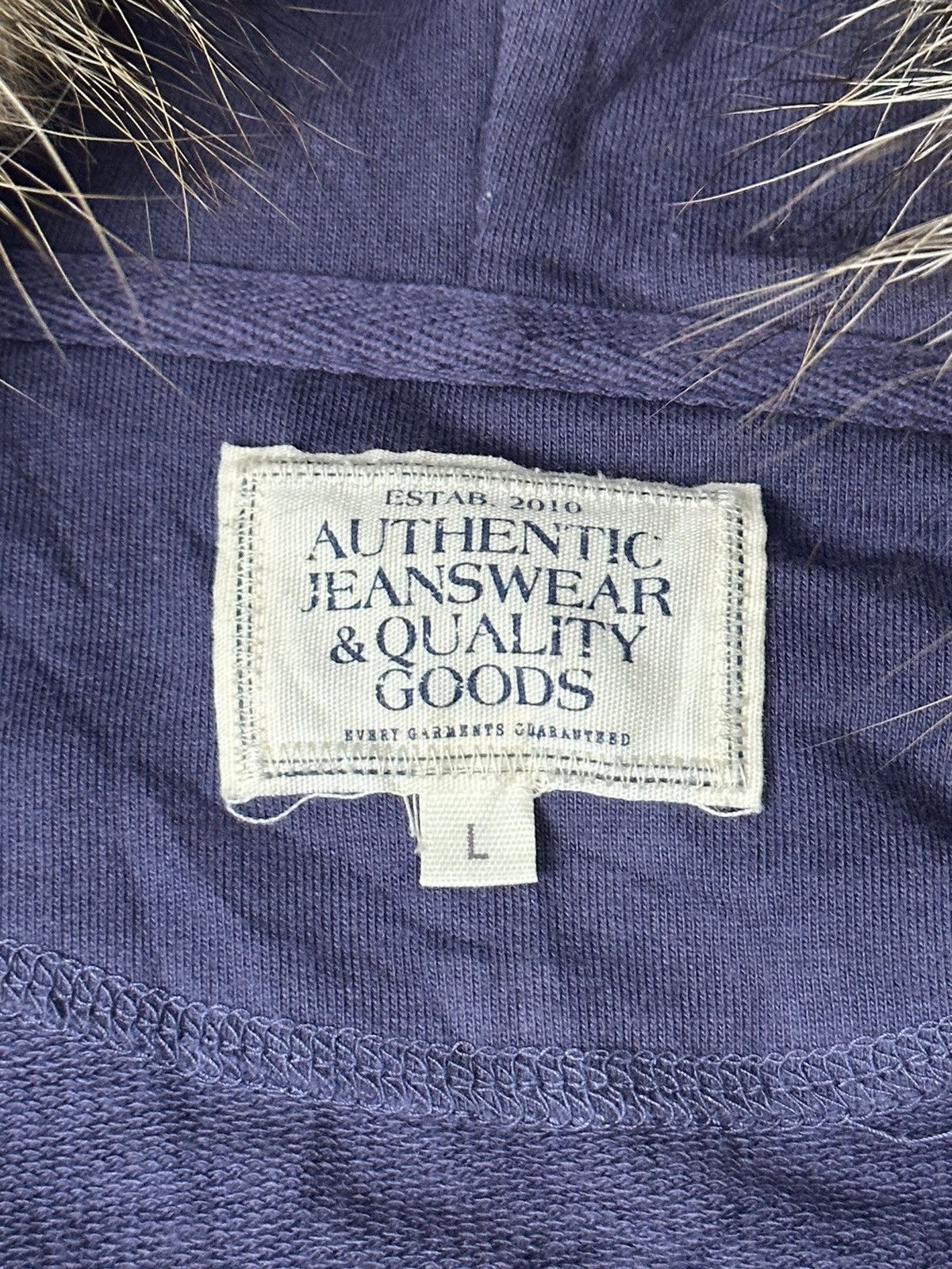 Hysteric Glamour × Japanese Brand × Le Grande Bleu (L.G.B.) Fur hoodie stripe 2000s Japanese ifsix lgb styled Size US L / EU 52-54 / 3 - 7 Thumbnail