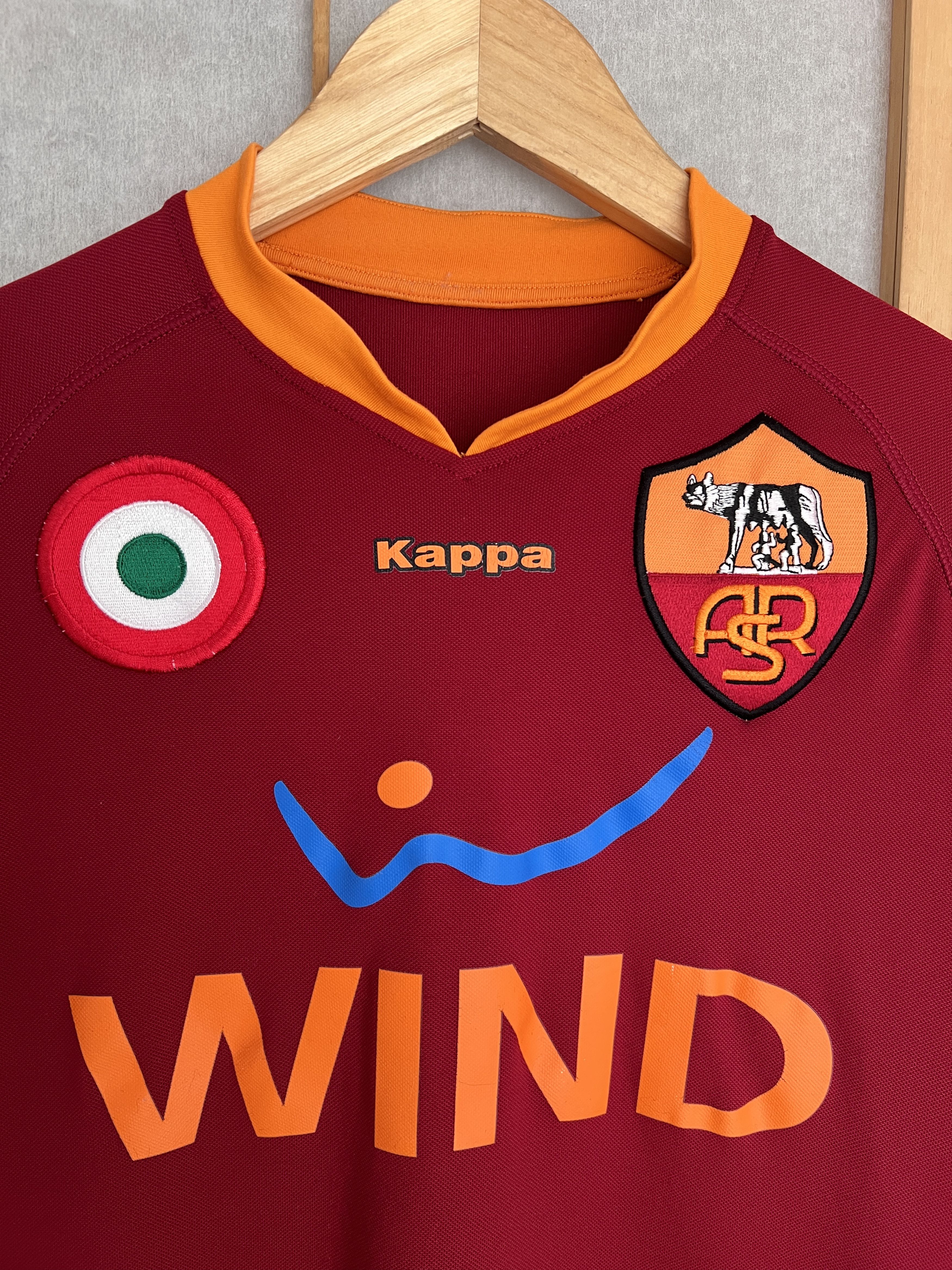 Kappa Rare Kappa AS Roma vintage 2007 home football jersey stretch Size US S / EU 44-46 / 1 - 9 Thumbnail