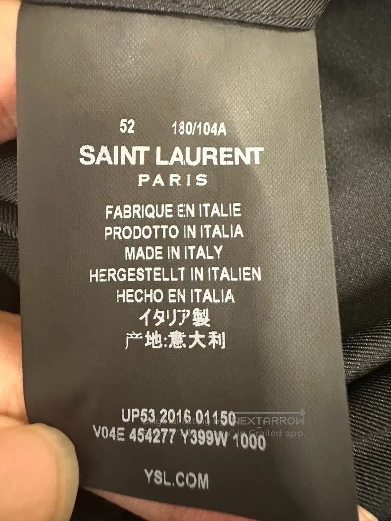 Saint Laurent Paris Saint Laurent Paris Black flake smoking suit Size US L / EU 52-54 / 3 - 5 Thumbnail