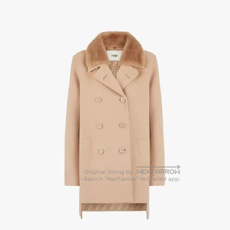 Fendi Fendi Women's Wool Coat with Fur Collar . Size M / US 6-8 / IT 42-44 - 7 Thumbnail