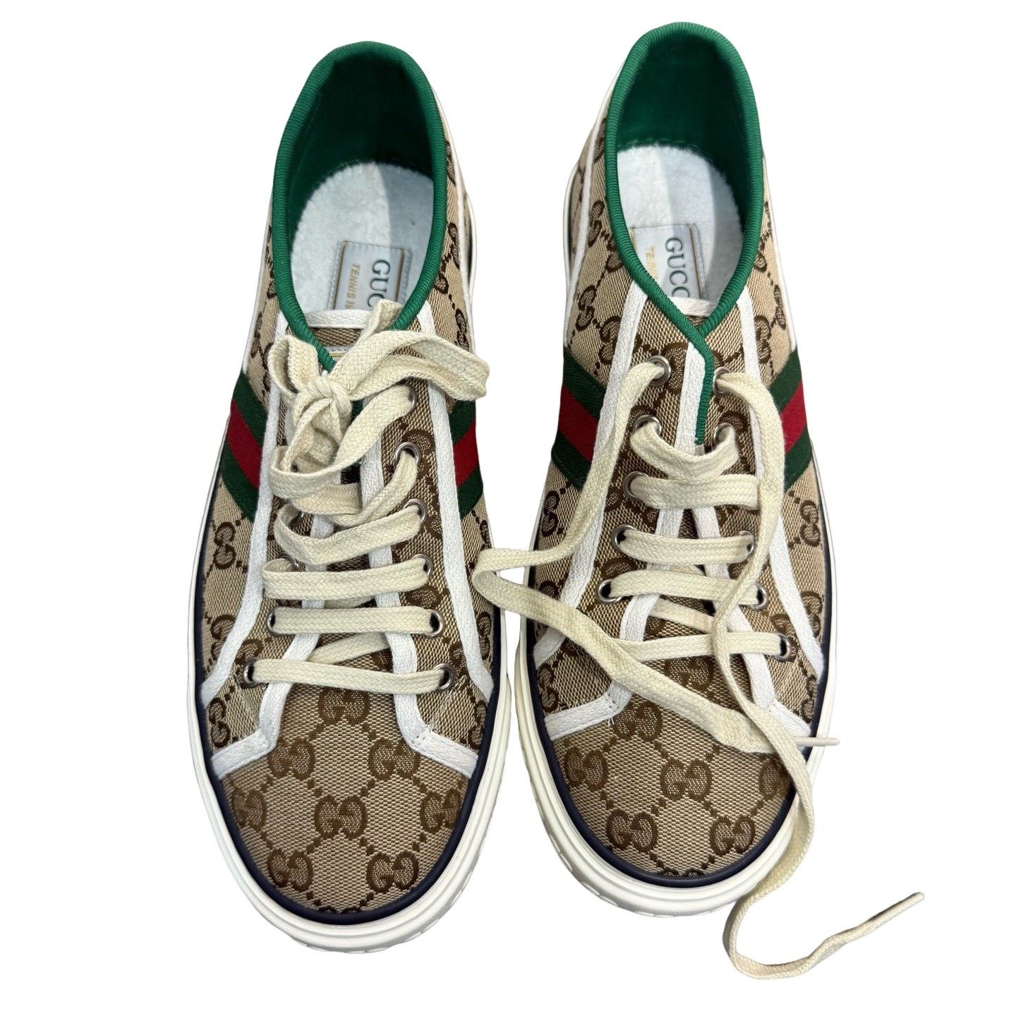 Gucci Gucci Tennis 1977 GG Supreme Sneakers Size 41 Size US 8.5 / EU 41-42 - 1 Thumbnail