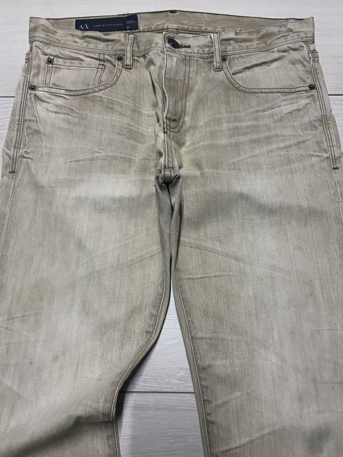 Armani Exchange Vintage Armani Exchange Slim fit Jeans Size US 33 - 3 Thumbnail