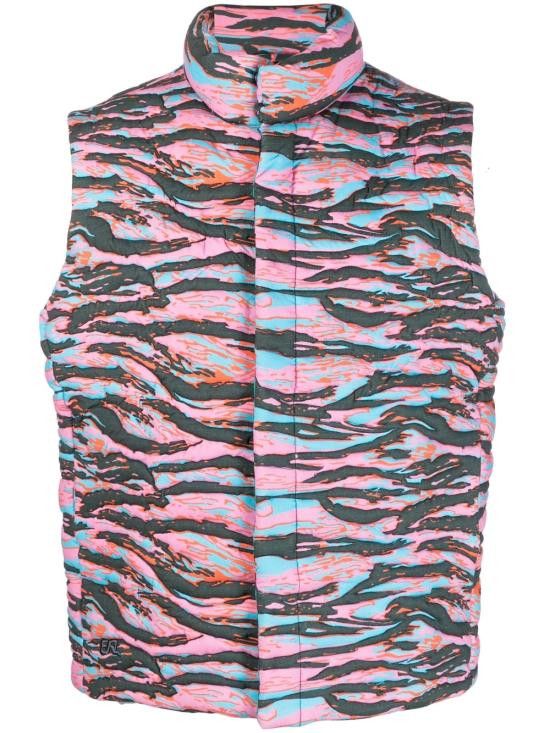ERL ERL Men Sweater Vests ERL06J007 PINKRAVE Pink Size US M / EU 48-50 / 2 - 1 Thumbnail