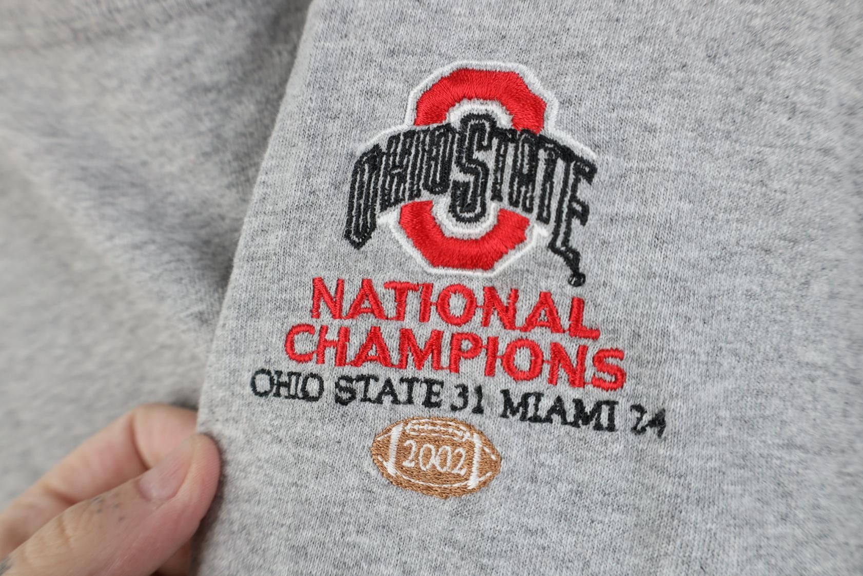 Vintage Vintage 2002 National Champs Ohio State University T-Shirt Size US XXL / EU 58 / 5 - 4 Thumbnail