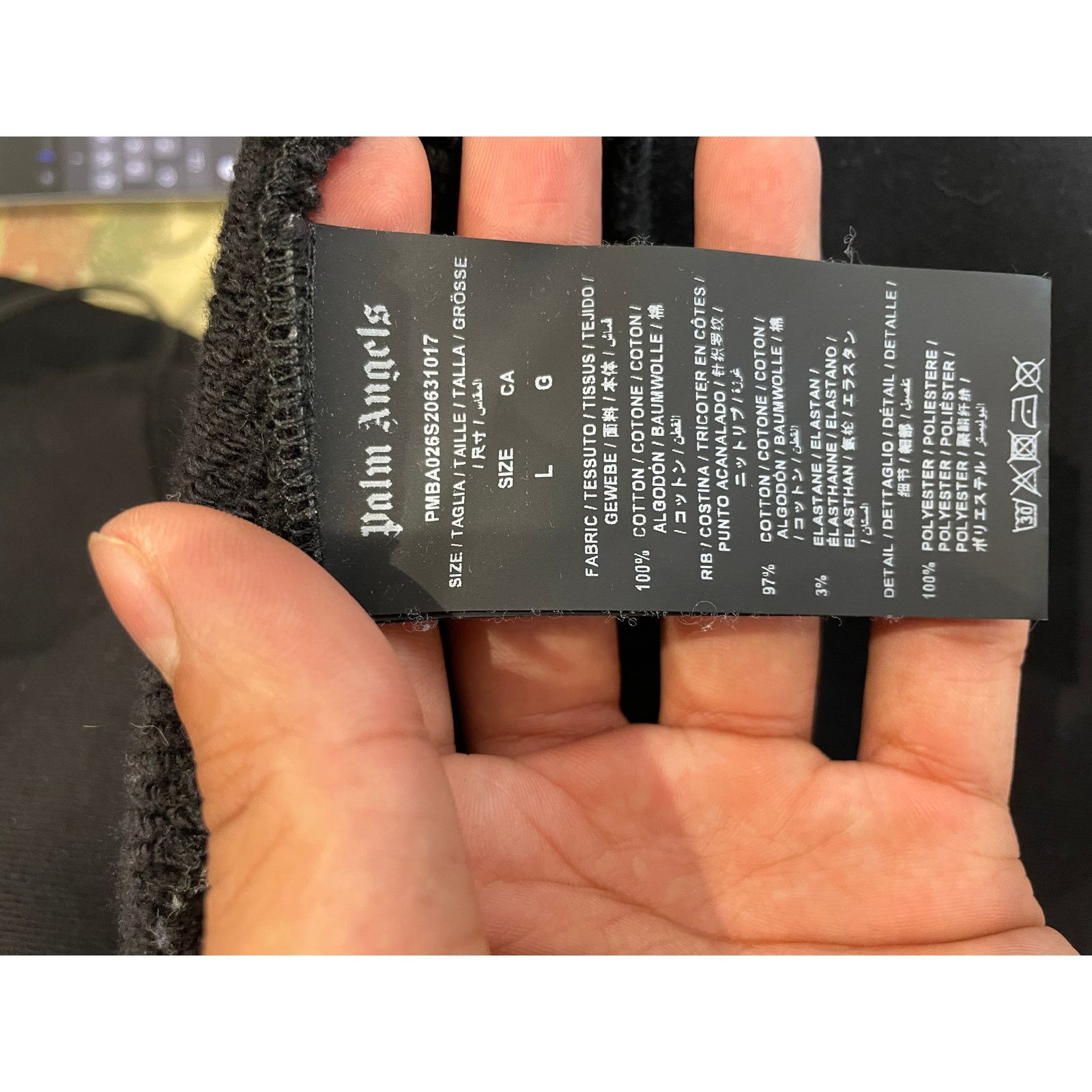 Palm Angels Palm Angels Flame Heart Crewneck Black Used Large Size US L / EU 52-54 / 3 - 4 Thumbnail