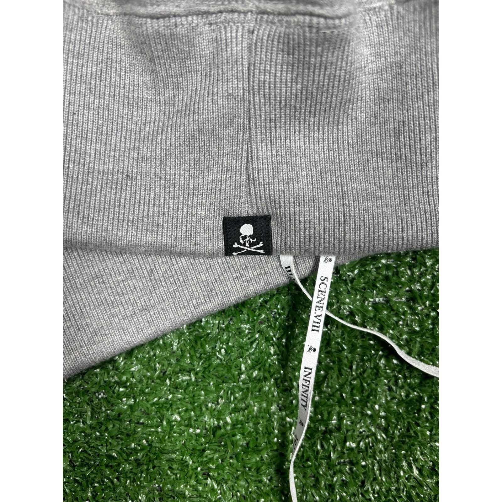 Mastermind Japan Mastermind World "All-Over" Embroidered Grey Hoodie MD Size M / US 6-8 / IT 42-44 - 11 Thumbnail