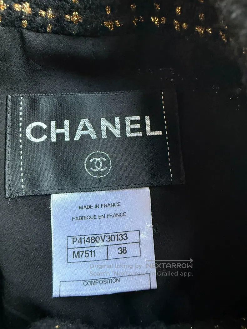 Chanel Chanel Black and gold lantern sleeve jacket Size XS / US 0-2 / IT 36-38 - 4 Thumbnail