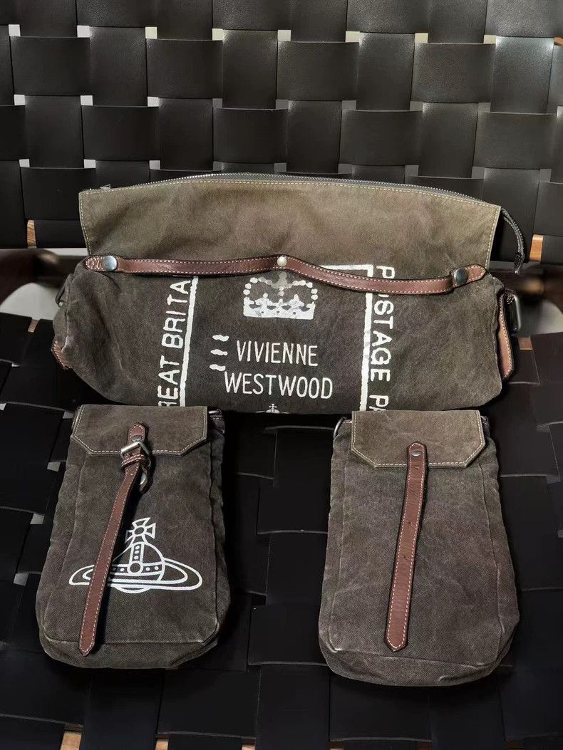 Vivienne Westwood Vivienne Westwood size os Used military uniform canvas bag Size ONE SIZE - 8 Thumbnail