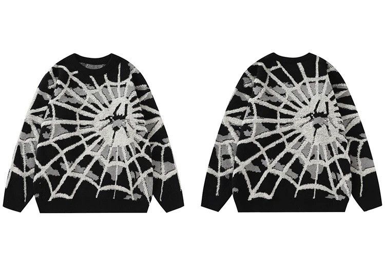 Other Spider Web Sweater Pullover y2k Size US L / EU 52-54 / 3 - 6 Thumbnail