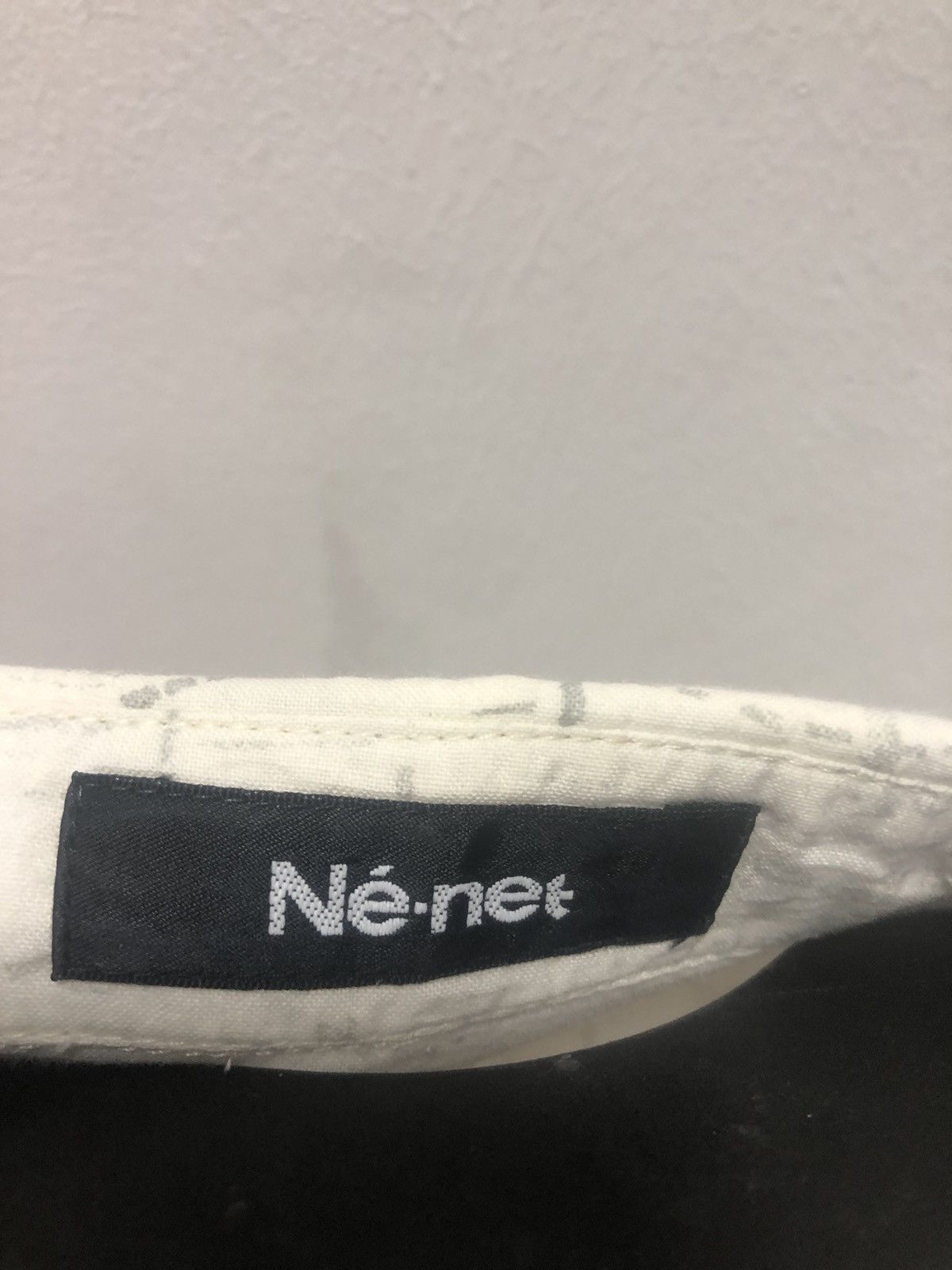 Issey Miyake × Ne-Net NE NET Shirt Maps Button Drawstring Size S / US 4 / IT 40 - 5 Thumbnail