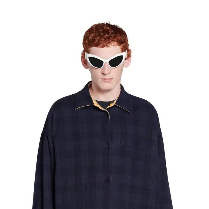 Balenciaga o1w1db10126 Reversible Shirt Large Fit in Multicolor Size US XXL / EU 58 / 5 - 4 Thumbnail